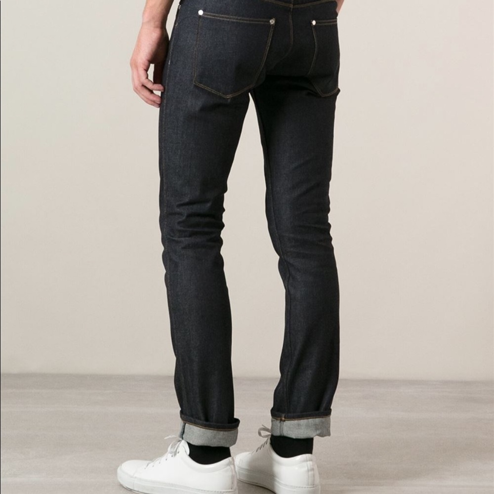 Acne Studios -Max Raw designer men's slim fitting jean